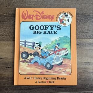 Goofy's Big Race: Walt Disney's Fun-to-Read Library, Vol. 4 - Walt Disney - 1986